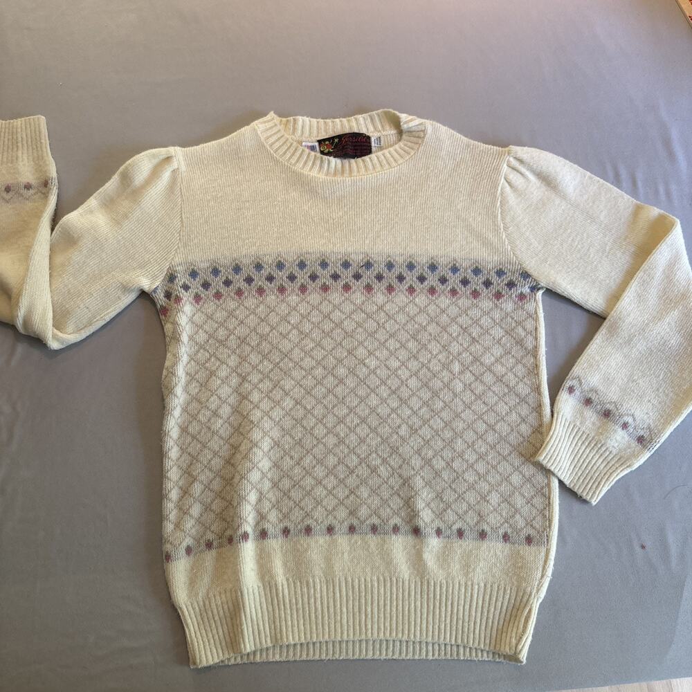 Vtg 70s Jersild Distinctive Sportswear Orlon Acrylic Ski Sweater Size 38